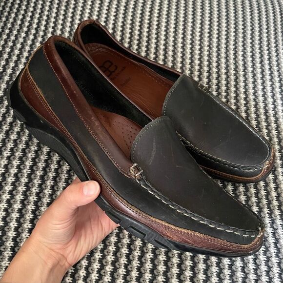 Allen Edmonds Boulder Black Slip On Loafers Men's size 10 1/2 - Picture 1 of 11